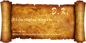 Diószeghy Kevin névjegykártya